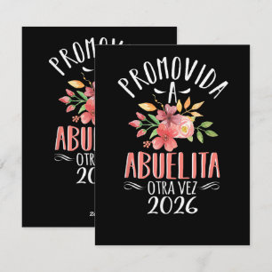 Grandma Again In Spanish Holiday Card