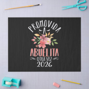 Grandma Again In Spanish Tissue Paper