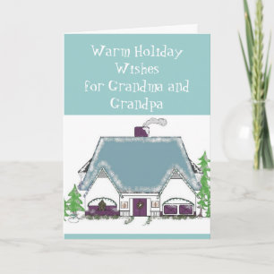 Grandma and Grandpa Christmas... Holiday Card