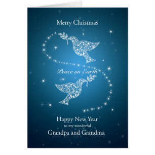 Grandma and Grandpa, Doves of Peace Christmas