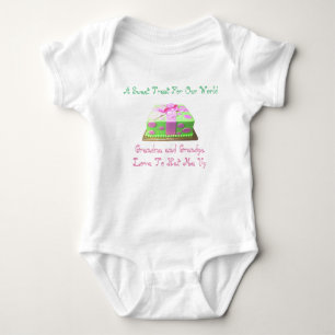 Grandma and Grandpa Love Me Baby Bodysuit