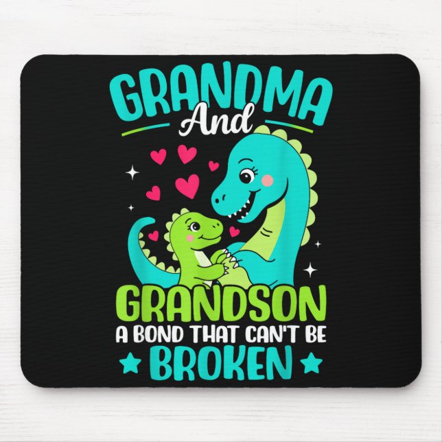 Grandma And Grandson A Bond That Can't Be Broken D Mouse Mat (Front)