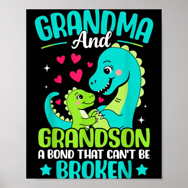 Grandma And Grandson A Bond That Can't Be Broken D Poster (Front)