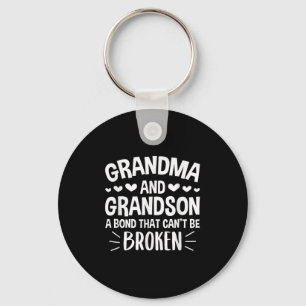 Grandma And Grandson A Bond That Can't Be Broken Key Ring