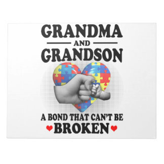 Grandma and Grandson a bond that can't be broken Notepad