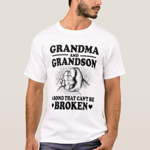 Grandma And Grandson A Bond That Can't Be Broken T-Shirt