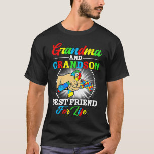 Grandma And Grandson Best Friend For Life Autism A T-Shirt