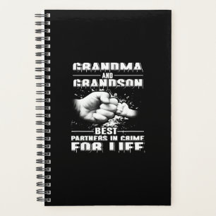 Grandma And Grandson Best Partners Crime For Life Planner