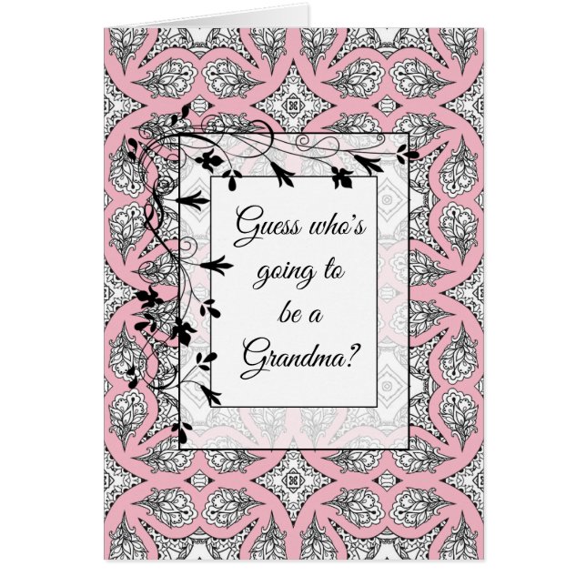 Grandma Announcement card (Front)