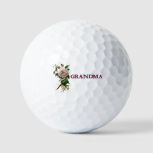 Grandma Antique Rose Golf Balls
