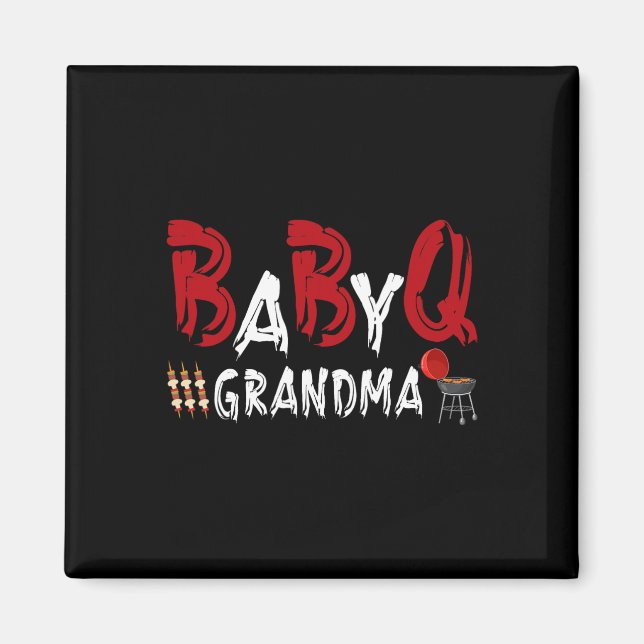 Grandma Baby Bbq  Magnet (Front)