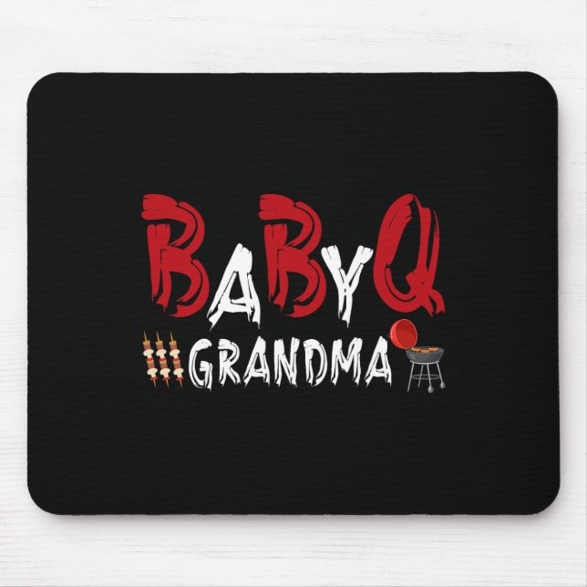 Grandma Baby Bbq  Mouse Mat (Front)
