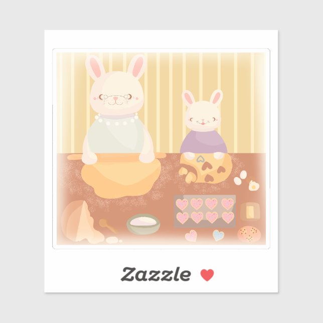 Grandma Baking Cookies (Sheet)