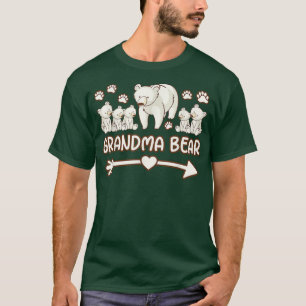 grandma bear 5 cubs shirts, grandma bear shirt wom