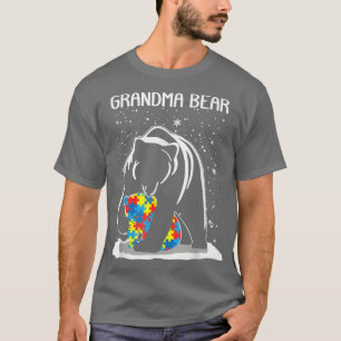Grandma bear autism awareness T-Shirt