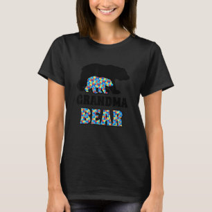 Grandma Bear Autism Awareness T-Shirt