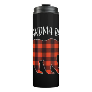 Grandma Bear Christmas   Thermal Tumbler