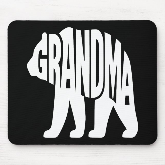 Grandma Bear  Mouse Mat (Front)