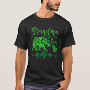 Grandma Bear St. Patrick's Day - Funny Mother's Da T-Shirt