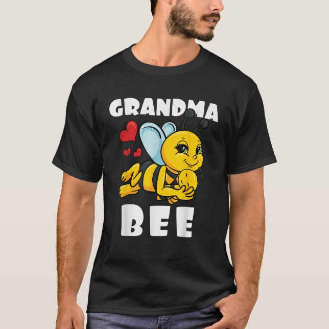 Grandma Bee Lover Matching Family Outfit Baby Anno T-Shirt (Front)