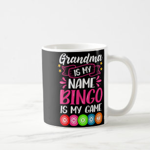 Grandma Bingo Player Funny Bingo Quote Design Coffee Mug