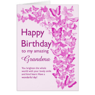 Grandma Birthday Butterflies