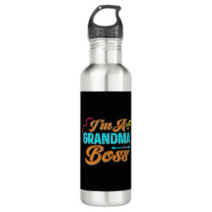 Grandma Boss Granny Super Grandma 710 Ml Water Bottle