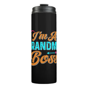 Grandma Boss Granny Super Grandma Thermal Tumbler