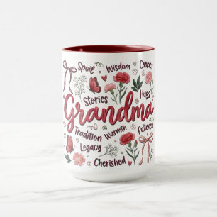 Grandma Botanical Coquette Mug