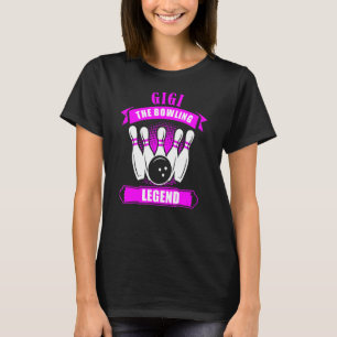 Grandma Bowlers Ten Pin GIGI Legend Bowling T-Shirt