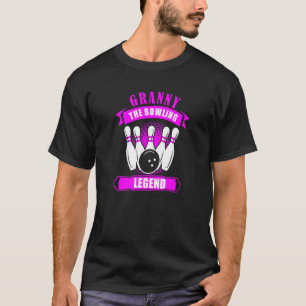 Grandma Bowlers Ten Pin GRANNY Legend Bowling Prem T-Shirt