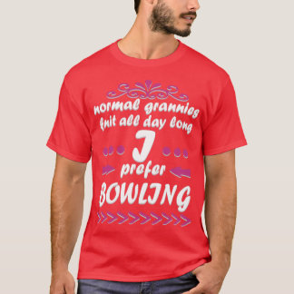 Grandma Bowling Gift Pension Bowling T T-Shirt