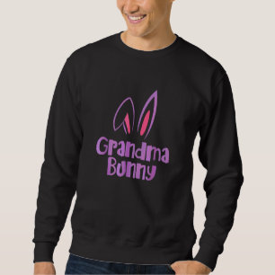 Grandma Bunny Funny Easter Family Matching Couple Sweatshirt