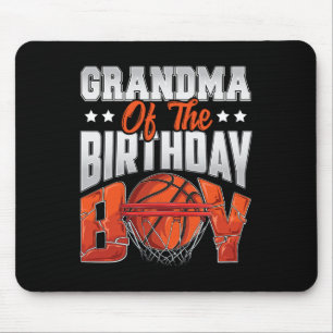 Grandma Bysketbyll Birthday Boy Family Byller B-da Mouse Mat