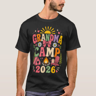 Grandma Camp 2026 Family Vacation Summer T-Shirt