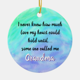 Grandma Ceramic Ornament