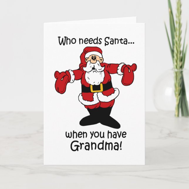 Grandma Christmas card (Front)