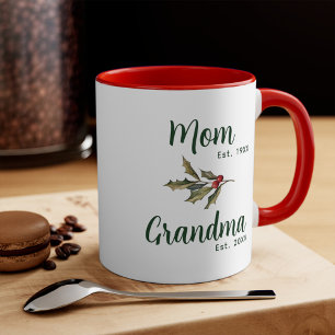 Grandma Christmas Keepsake Holiday Mug