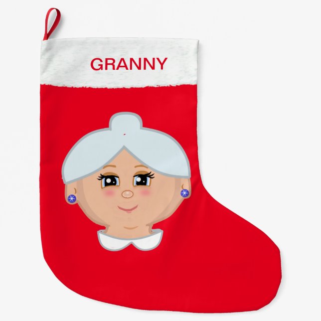 Grandma Christmas Stocking (Front)