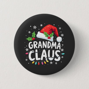 Grandma Claus Christmas Family Union Outfit 6 Cm Round Badge