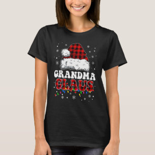 Grandma Claus Funny Santa Claus Matching Family Pa T-Shirt