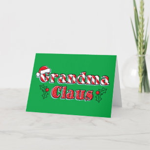 Grandma Claus Holiday Card