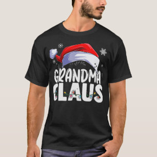 Grandma Claus Xmas Family Matching Grandma Funny C T-Shirt