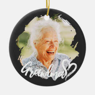 Grandma Cool Modern Simple Grunge Ceramic Tree Decoration
