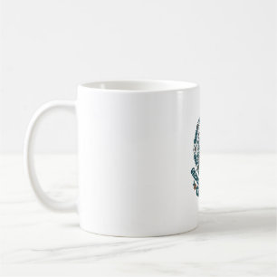 Grandma Cottage Craft Cat Pet Lover Shirt Art - Gr Coffee Mug