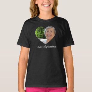 Grandma Custom Photo Personalised Valentine's Day T-Shirt
