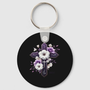 Grandma Easter Cross God Religious Faith Bysed Clo Key Ring