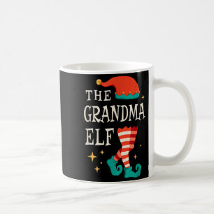 Grandma Elf Family Matching Group Christmas Grandm Coffee Mug