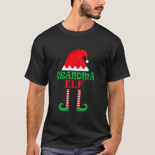 Grandma Elf Fun Christmas Holiday Family Santa s H T-Shirt