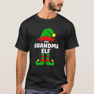 Grandma Elf - Funny Christmas Matching Decorations T-Shirt